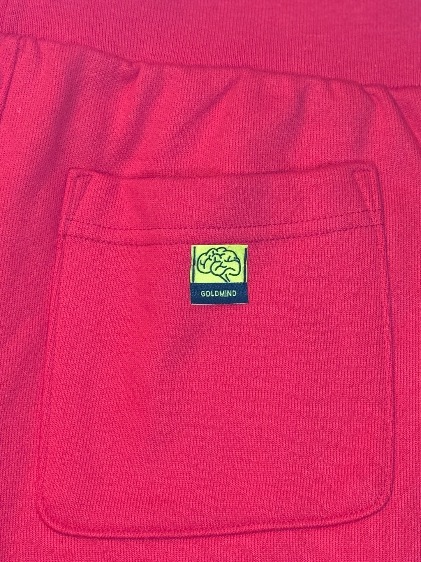 GOLD Boxing Shorts Cherry Red