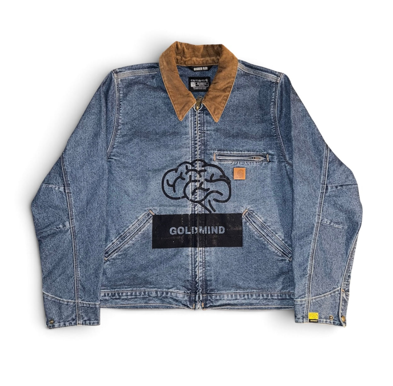 GoldMind x Carhartt denim Detroit jacket