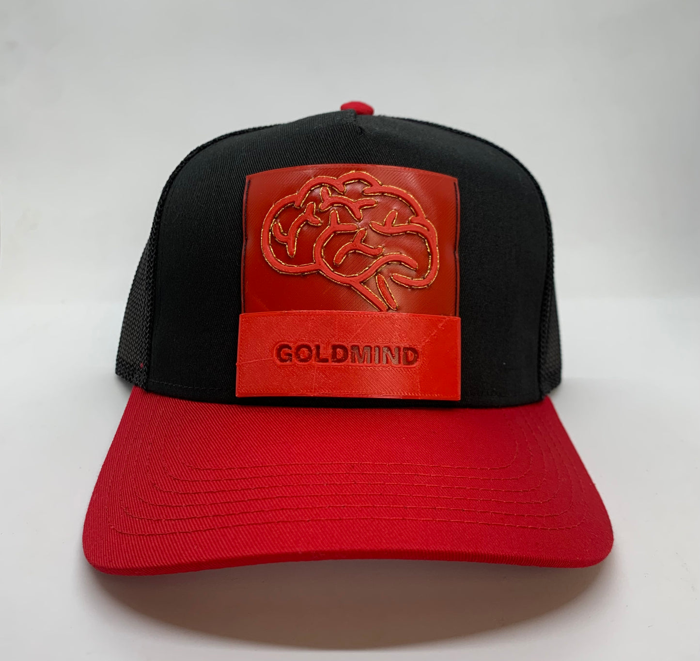 Black/Red Trucker Hat