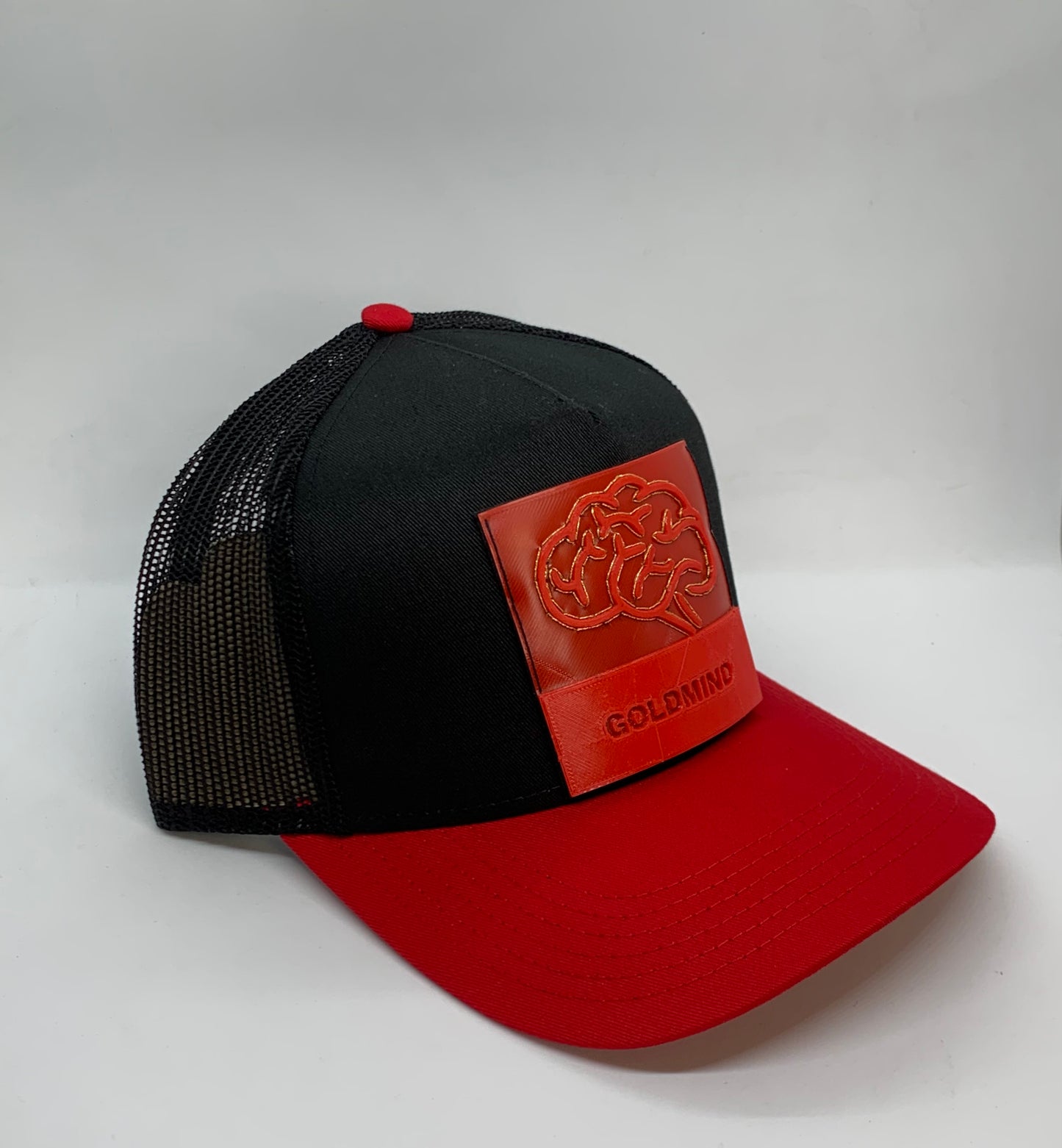 Black/Red Trucker Hat