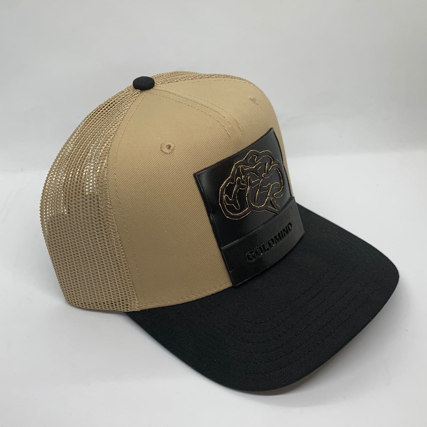 Tan/Black Trucker Hat