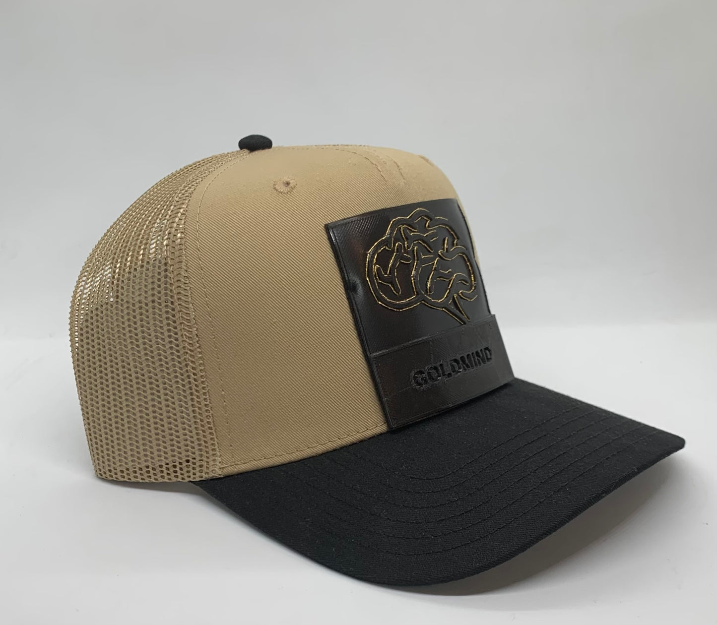 Tan/Black Trucker Hat