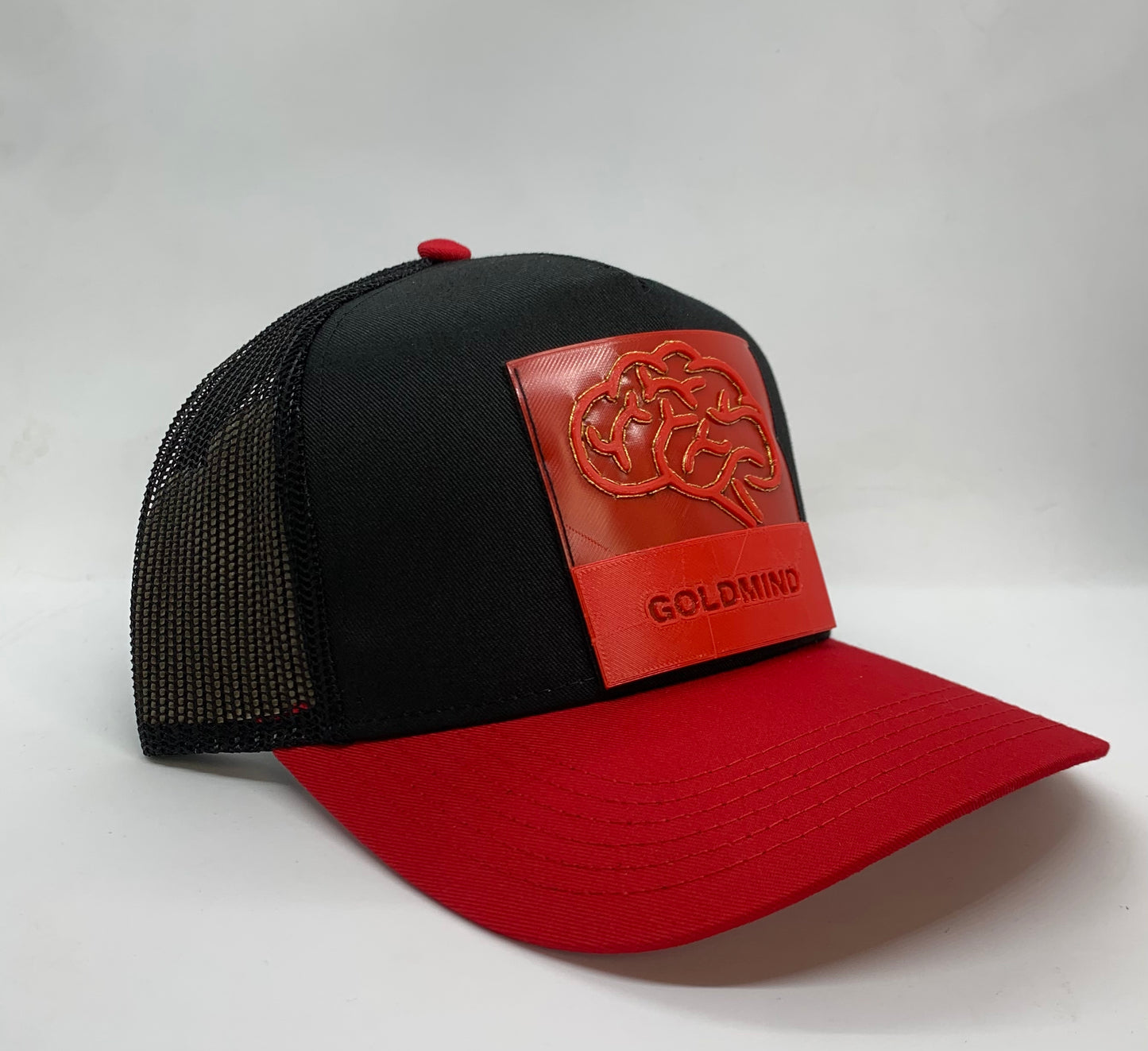 Black/Red Trucker Hat