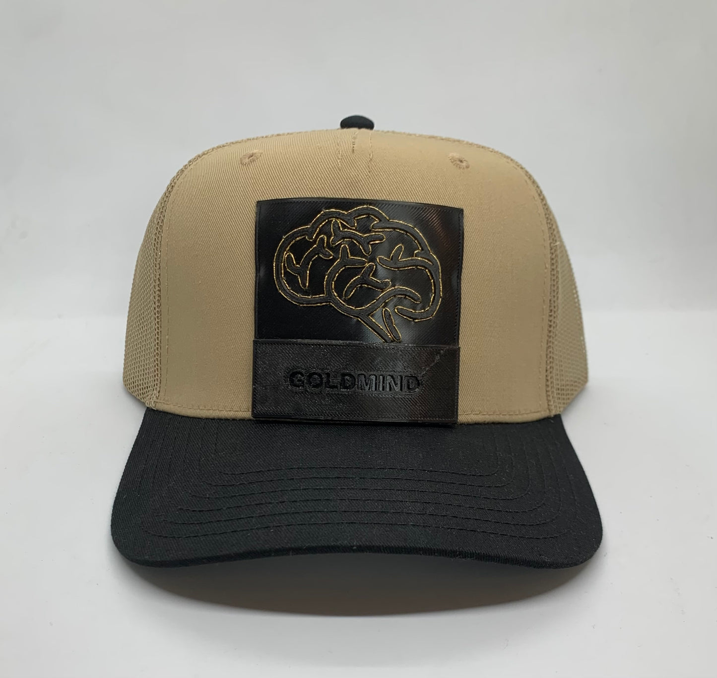 Tan/Black Trucker Hat