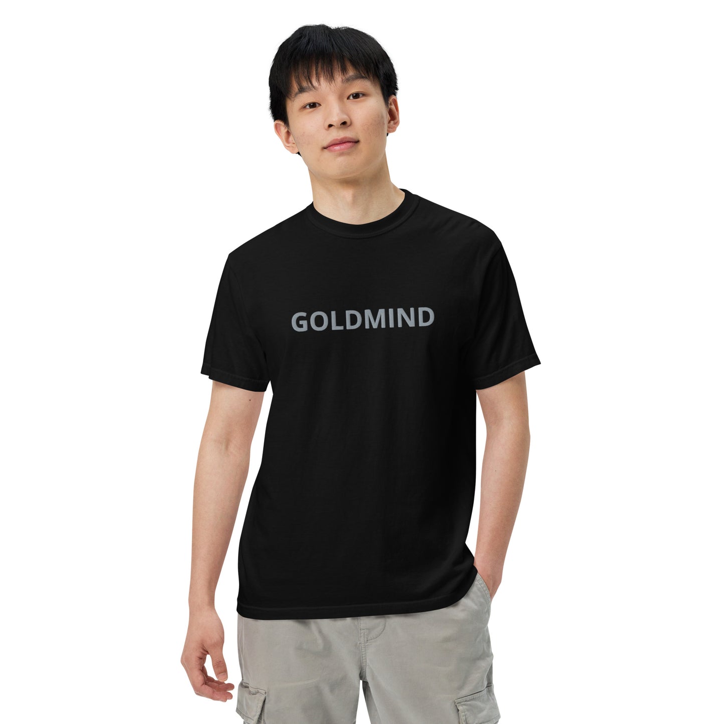 GoldMind embroidered heavyweight tshirt