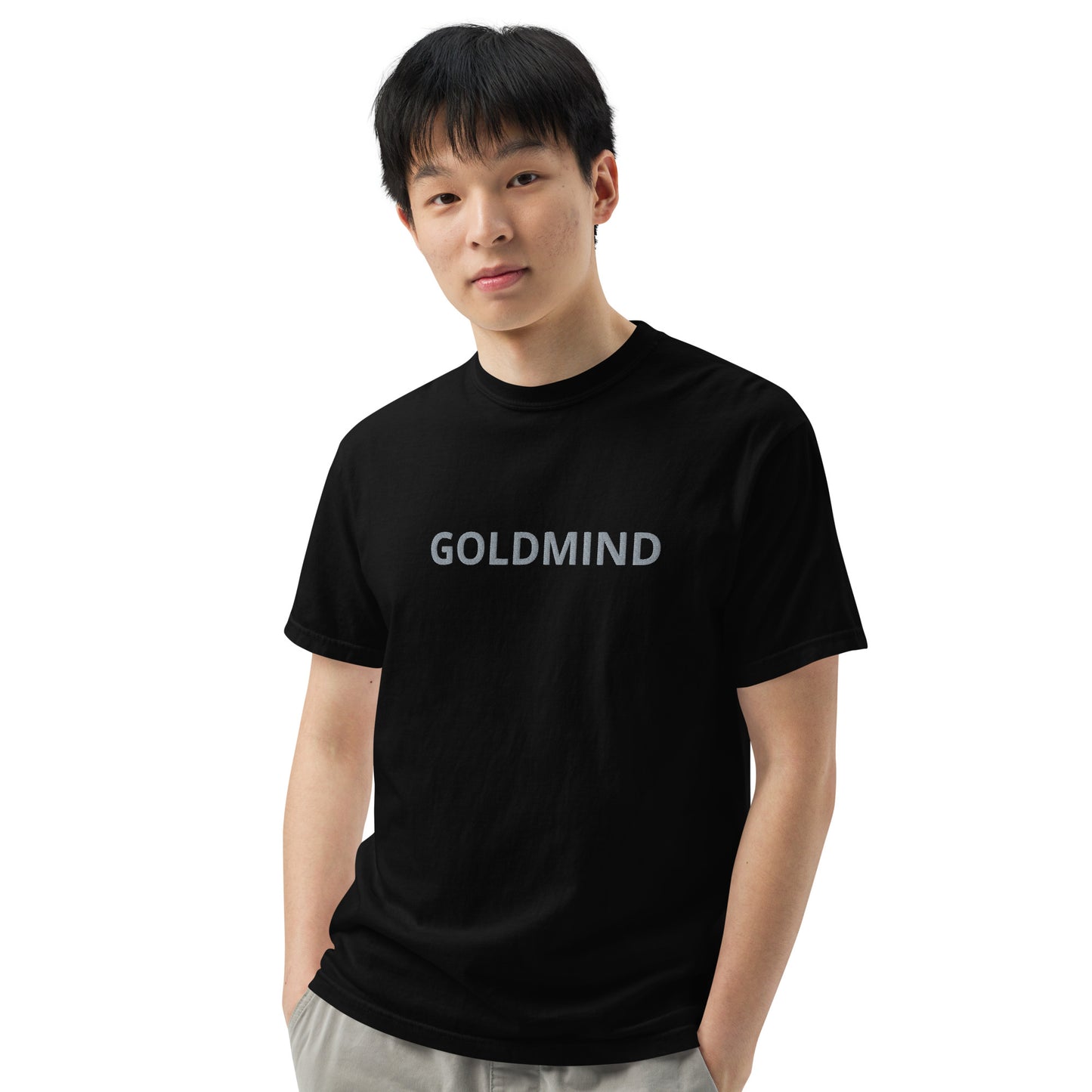 GoldMind embroidered heavyweight tshirt