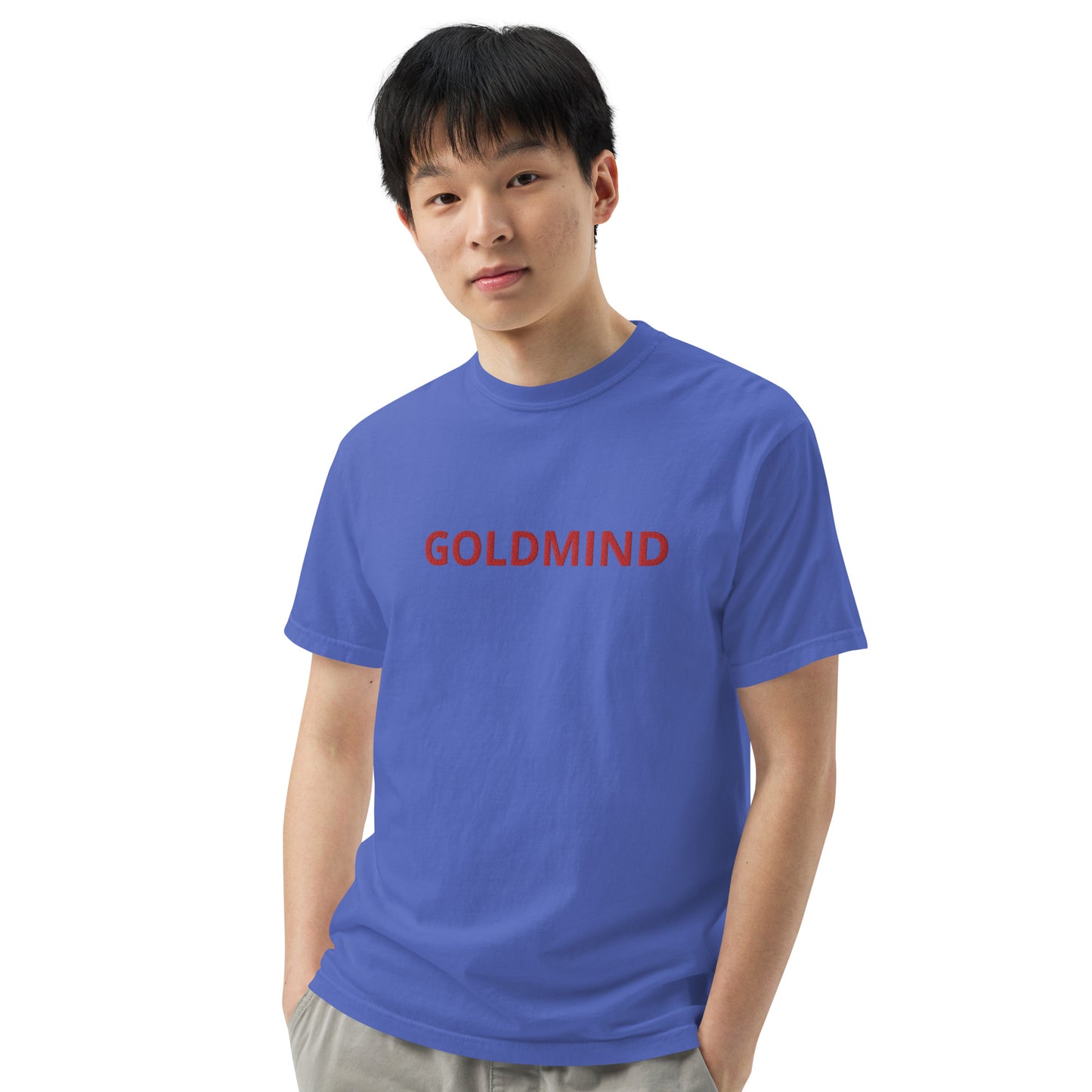 GoldMind Embroidered heavyweight t-shirt