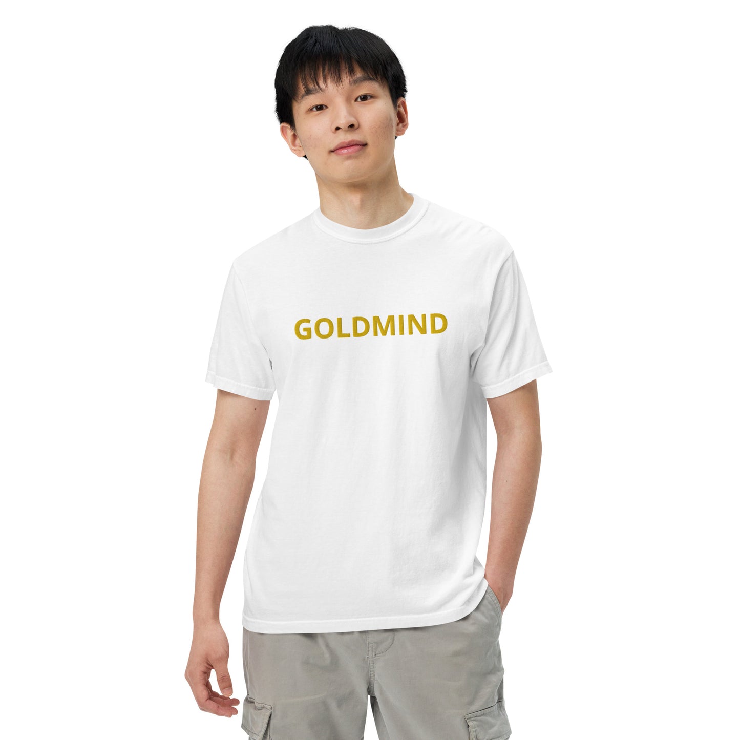 GoldMind embroidered heavyweight t-shirt