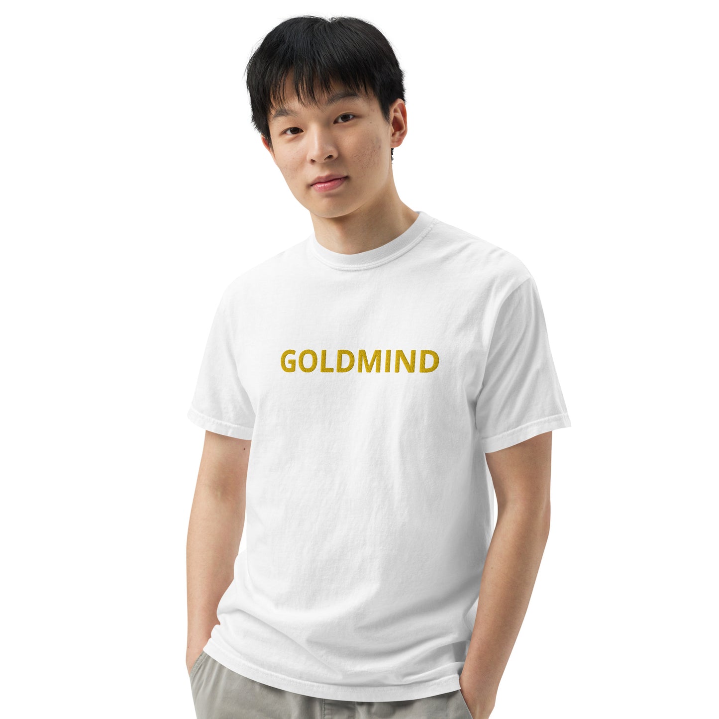 GoldMind embroidered heavyweight t-shirt